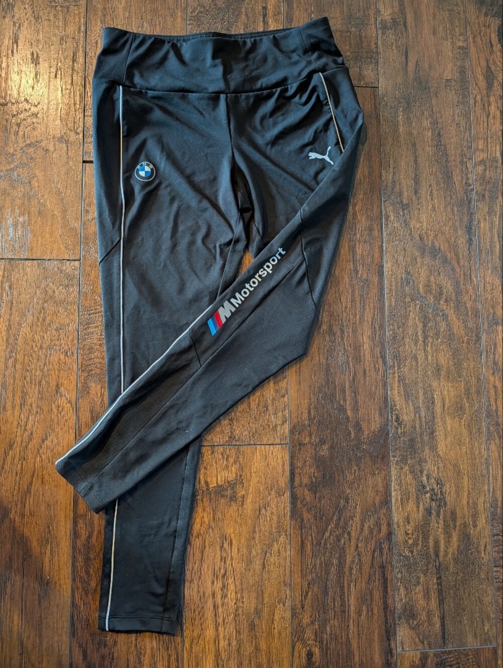 🖤EUC PUMA x BMW Motorsport Spandex Unisex Stretch Leggings, Black, XL